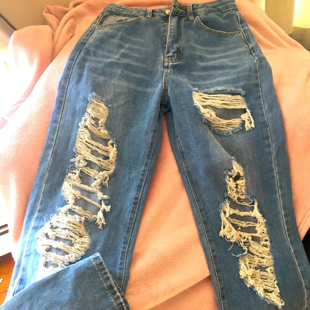 Shein extra small boyfriend jeans